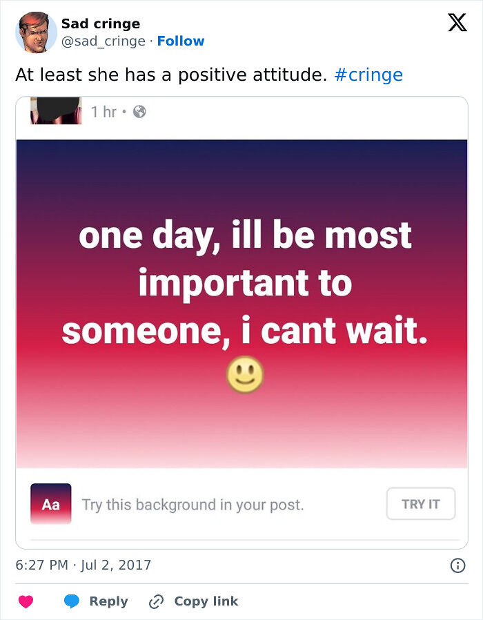 77 Times People Posted Something So Cringy, It Was Just Incredibly Sad 77 Times People Posted Something So Cringy, It Was Just Incredibly Sad