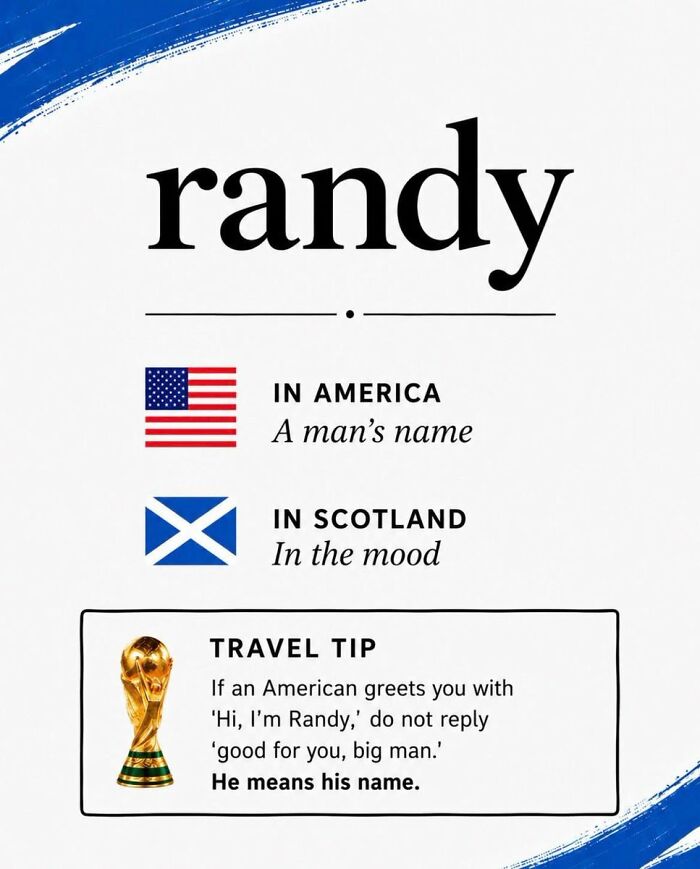 Scottish Account Tries To Explain American Terms To Foreigners Traveling For The World Cup