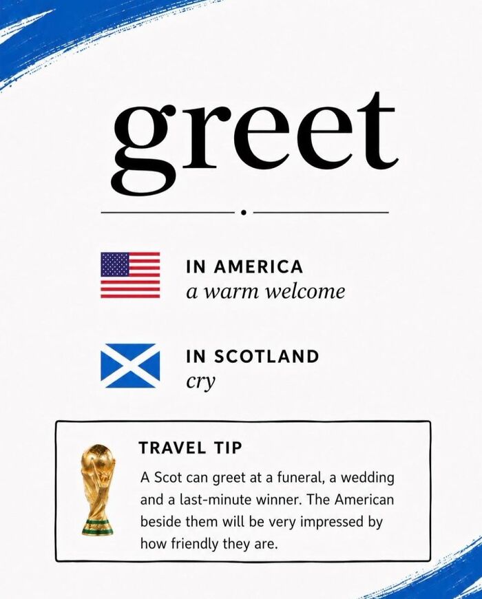 Scottish Account Tries To Explain American Terms To Foreigners Traveling For The World Cup