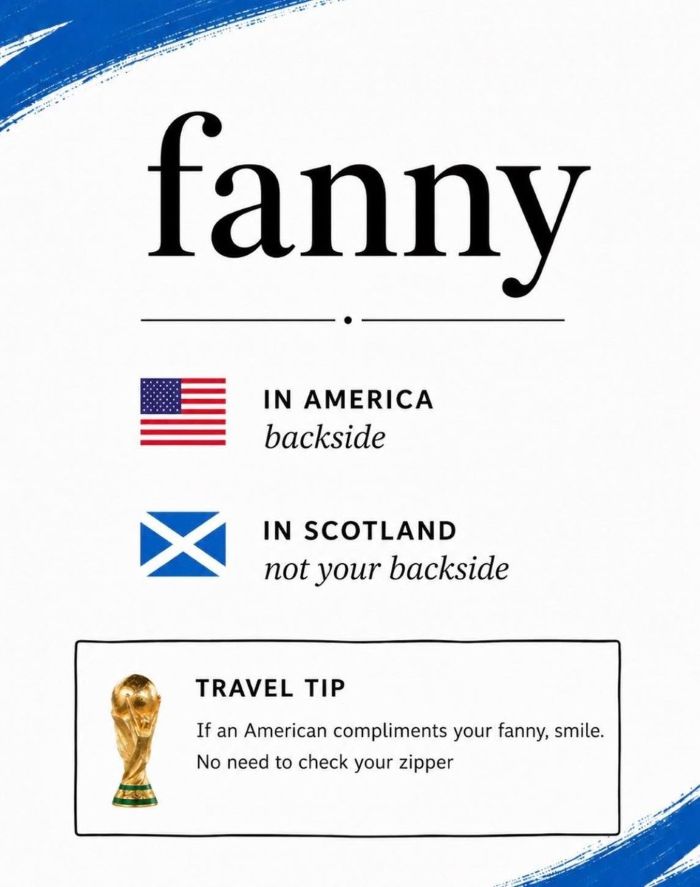 Scottish Account Tries To Explain American Terms To Foreigners Traveling For The World Cup