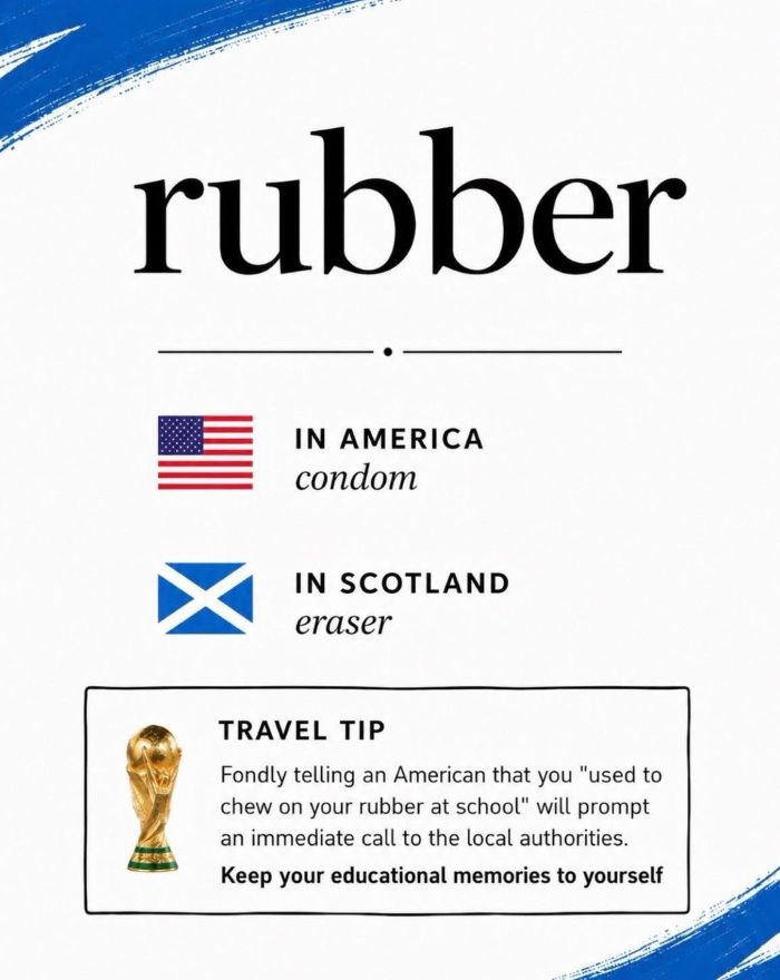 Scottish Account Tries To Explain American Terms To Foreigners Traveling For The World Cup