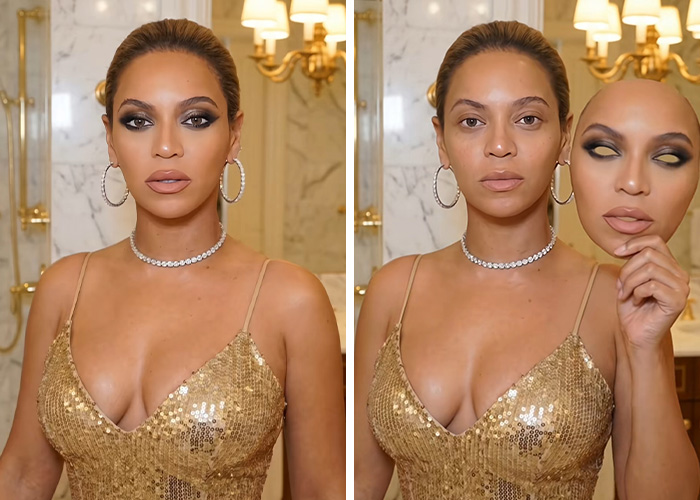 Viral Video Of Celebrities Removing Their “Masks” Sparks Debate About Natural Beauty Viral Video Of Celebrities Removing Their “Masks” Sparks Debate About Natural Beauty