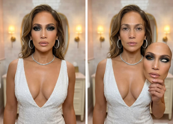Viral Video Of Celebrities Removing Their “Masks” Sparks Debate About Natural Beauty Viral Video Of Celebrities Removing Their “Masks” Sparks Debate About Natural Beauty