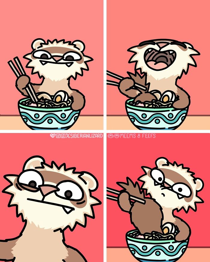 Siberian Girl Illustrates Her Daily Life With Two Ferrets And Other Funny Situations (57 New Pics)
