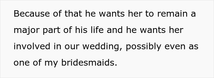 Woman Shocked After BF Reveals That His Stepsis Was His Ex And That He Wants Her As Bridesmaid Woman Shocked After BF Reveals That His Stepsis Was His Ex And That He Wants Her As Bridesmaid