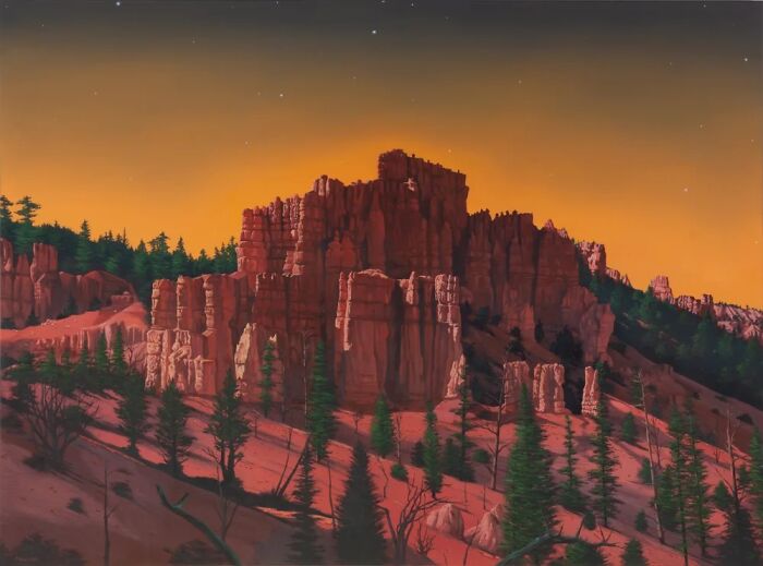 This Artist Paints Desert And Mountain Landscapes In Vivid, Dreamlike Colors (31 Pics)