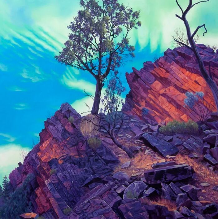 This Artist Paints Desert And Mountain Landscapes In Vivid, Dreamlike Colors (31 Pics)