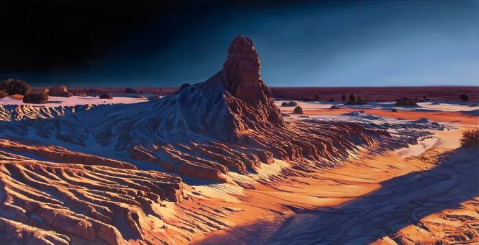 This Artist Paints Desert And Mountain Landscapes In Vivid, Dreamlike Colors (31 Pics)