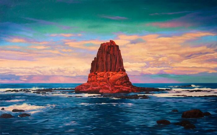 This Artist Paints Desert And Mountain Landscapes In Vivid, Dreamlike Colors (31 Pics)