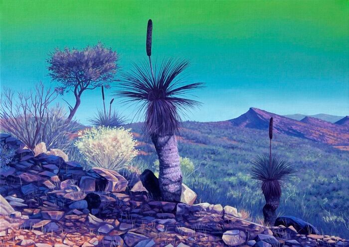 This Artist Paints Desert And Mountain Landscapes In Vivid, Dreamlike Colors (31 Pics)