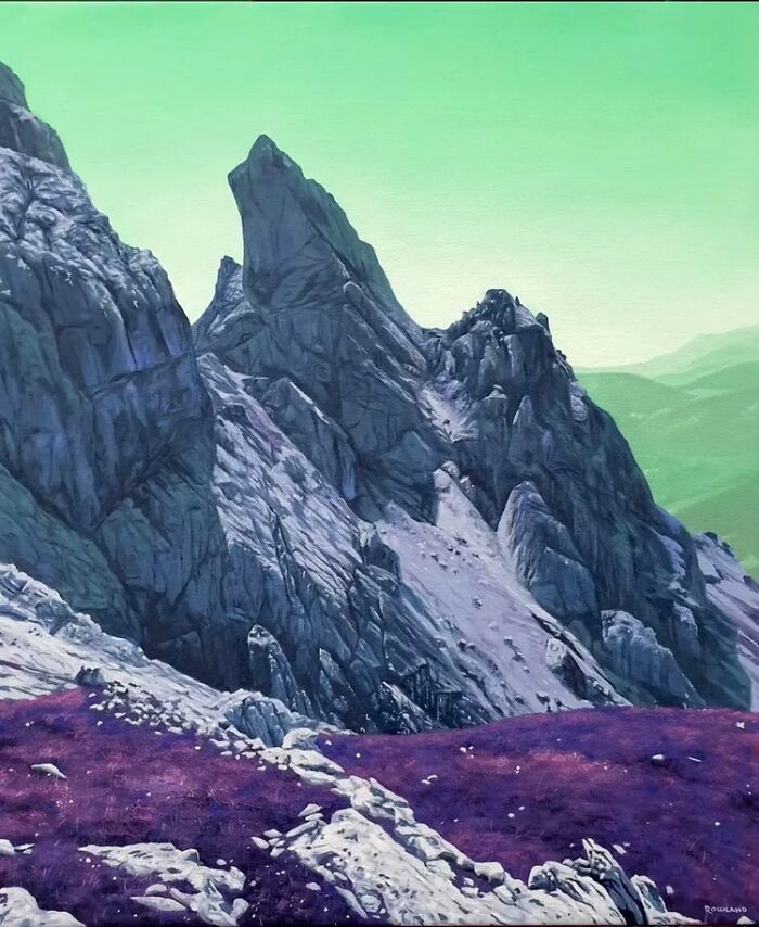 This Artist Paints Desert And Mountain Landscapes In Vivid, Dreamlike Colors (31 Pics)