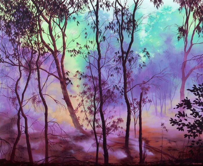 This Artist Paints Desert And Mountain Landscapes In Vivid, Dreamlike Colors (31 Pics)