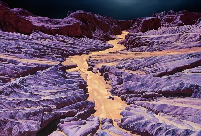 This Artist Paints Desert And Mountain Landscapes In Vivid, Dreamlike Colors (31 Pics)