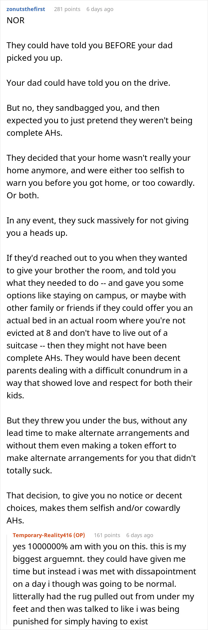 18YO Fumes As Loving Parents Suddenly Turn Hostile And Expect Her To Give Her Room To Jobless Bro
