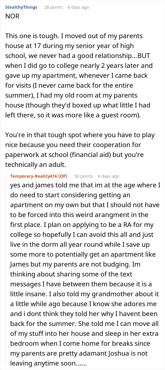 18YO Fumes As Loving Parents Suddenly Turn Hostile And Expect Her To Give Her Room To Jobless Bro