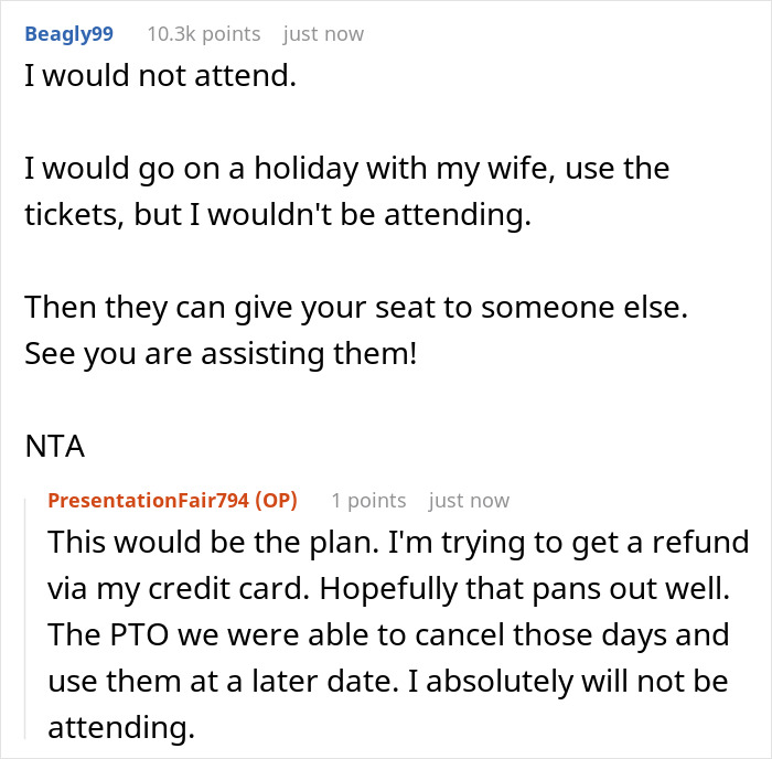 Couple Arranges PTO And Travel For Destination Wedding, Then Groom Says There’s No Room For Wife Couple Arranges PTO And Travel For Destination Wedding, Then Groom Says There’s No Room For Wife