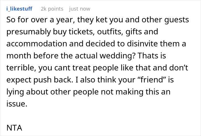 Couple Arranges PTO And Travel For Destination Wedding, Then Groom Says There’s No Room For Wife Couple Arranges PTO And Travel For Destination Wedding, Then Groom Says There’s No Room For Wife