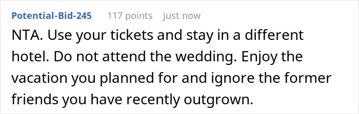 Couple Arranges PTO And Travel For Destination Wedding, Then Groom Says There’s No Room For Wife Couple Arranges PTO And Travel For Destination Wedding, Then Groom Says There’s No Room For Wife