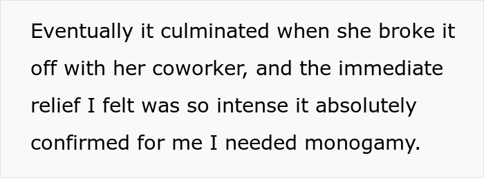 Guy Agrees To Open Marriage To Avoid Divorce, Regrets It As It Starts Eating Him Up Every Day Guy Agrees To Open Marriage To Avoid Divorce, Regrets It As It Starts Eating Him Up Every Day