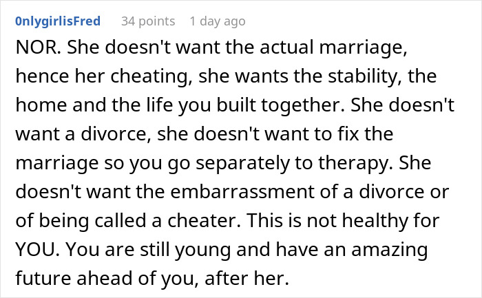 Guy Agrees To Open Marriage To Avoid Divorce, Regrets It As It Starts Eating Him Up Every Day Guy Agrees To Open Marriage To Avoid Divorce, Regrets It As It Starts Eating Him Up Every Day