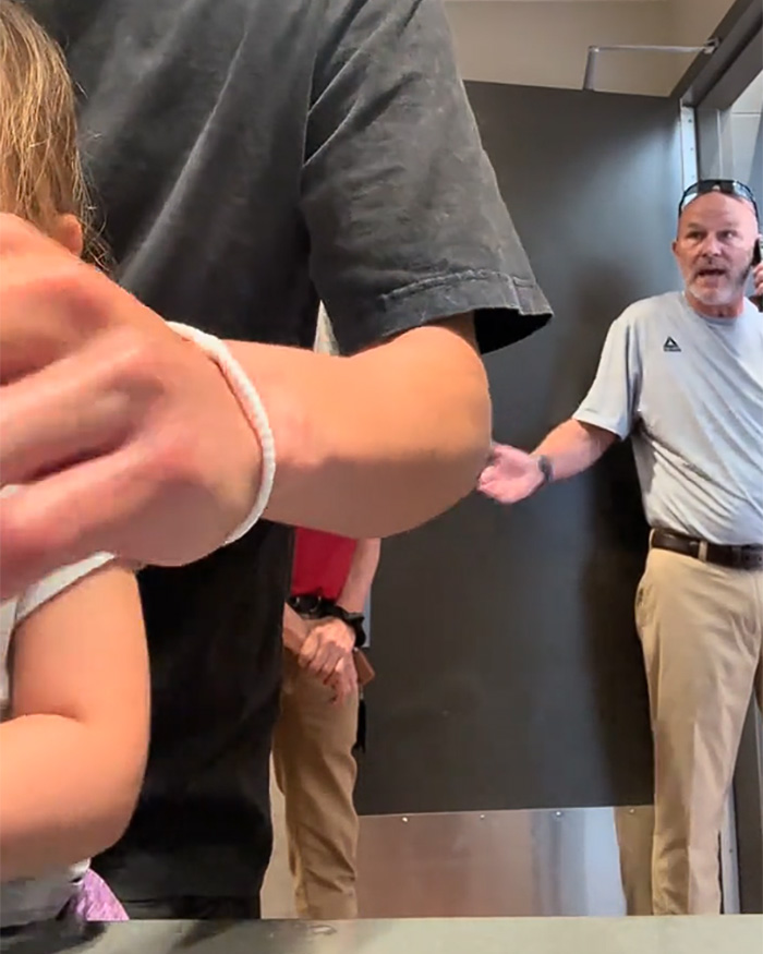 Mom Of Girls Harassed By “Male Karen” In Viral Restroom Video Breaks Silence With Scathing Post Against Dad