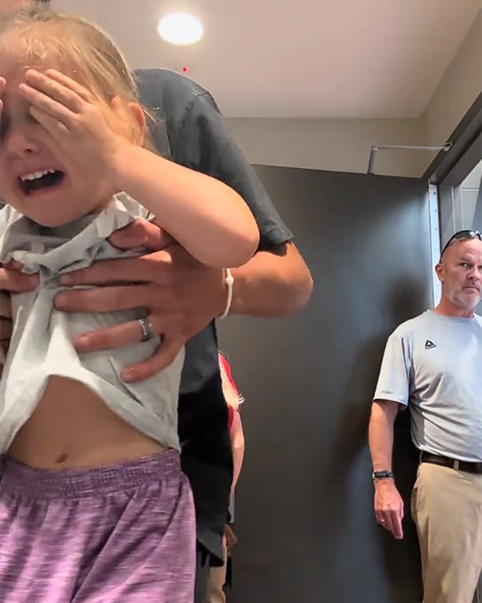 Mom Of Girls Harassed By “Male Karen” In Viral Restroom Video Breaks Silence With Scathing Post Against Dad