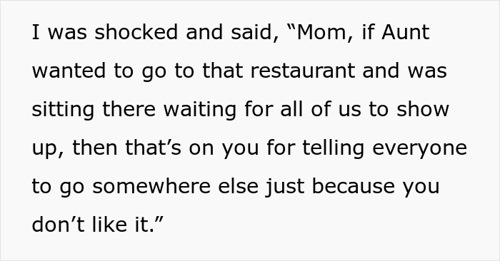 Woman Left Fuming When Mom Hijacks Aunt’s Birthday Plans, Then Claims She Did Nothing Wrong