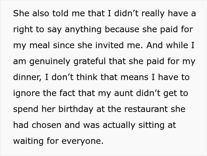 Woman Left Fuming When Mom Hijacks Aunt’s Birthday Plans, Then Claims She Did Nothing Wrong