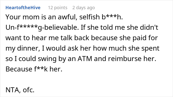 Woman Left Fuming When Mom Hijacks Aunt’s Birthday Plans, Then Claims She Did Nothing Wrong