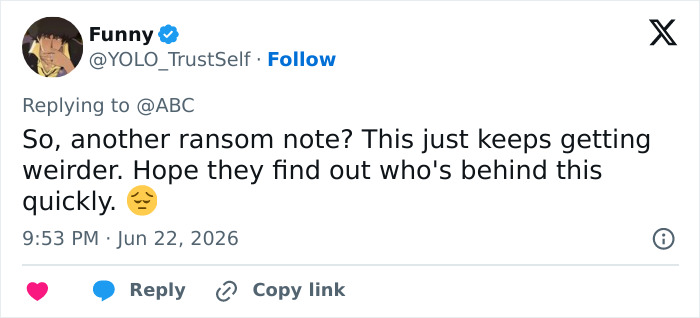 Report Reveals Nancy Guthrie Ransom Note That Apologized For Her Tragic Passing Report Reveals Nancy Guthrie Ransom Note That Apologized For Her Tragic Passing