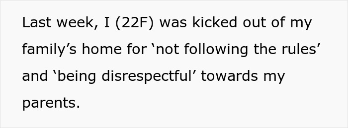 Woman Is Told To Leave Home After Refusing To Follow One Rule Woman Is Told To Leave Home After Refusing To Follow One Rule