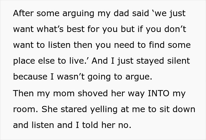 Woman Is Told To Leave Home After Refusing To Follow One Rule Woman Is Told To Leave Home After Refusing To Follow One Rule