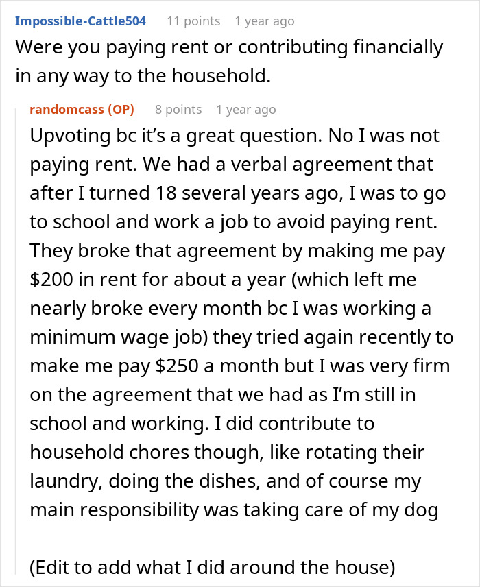 Woman Is Told To Leave Home After Refusing To Follow One Rule Woman Is Told To Leave Home After Refusing To Follow One Rule