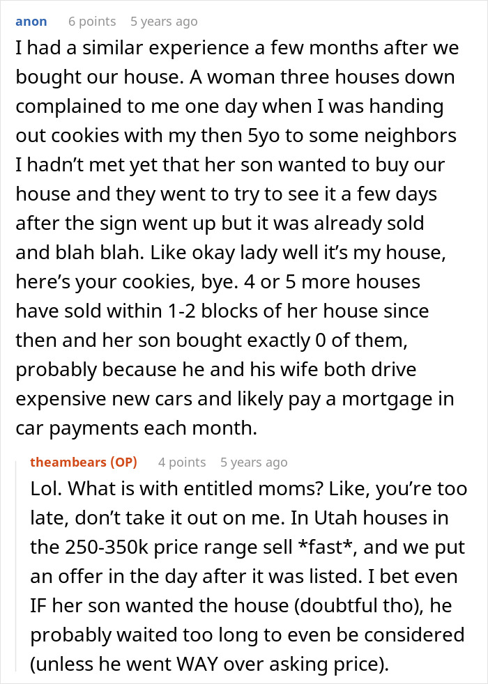 Karen Shows Up To Stranger’s Home Saying How Her Son “Deserves It More” Karen Shows Up To Stranger’s Home Saying How Her Son “Deserves It More”
