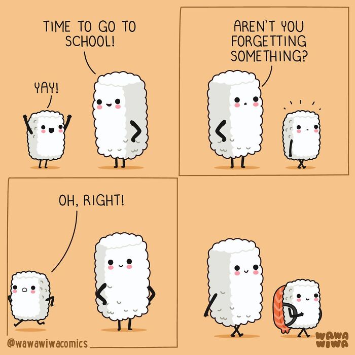 These 73 New Comics By Wawawiwa Turn Ordinary Things Into Adorable Characters These 73 New Comics By Wawawiwa Turn Ordinary Things Into Adorable Characters