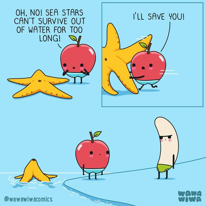 These 73 New Comics By Wawawiwa Turn Ordinary Things Into Adorable Characters These 73 New Comics By Wawawiwa Turn Ordinary Things Into Adorable Characters