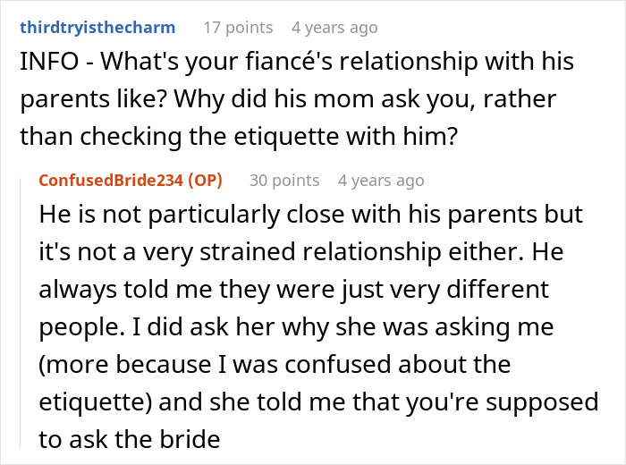 Woman Confused About Fiancé’s Reaction To His Mom’s Dress For Their Wedding, He Comes To Explain Woman Confused About Fiancé’s Reaction To His Mom’s Dress For Their Wedding, He Comes To Explain