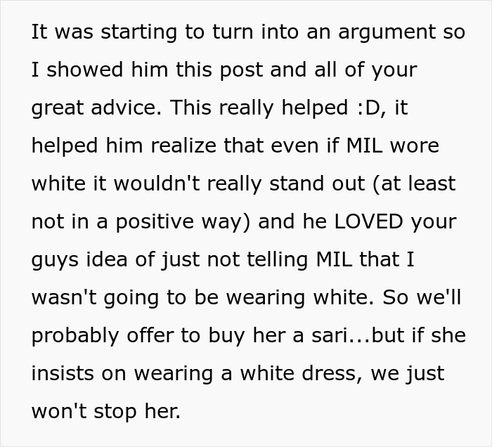 Woman Confused About Fiancé’s Reaction To His Mom’s Dress For Their Wedding, He Comes To Explain Woman Confused About Fiancé’s Reaction To His Mom’s Dress For Their Wedding, He Comes To Explain