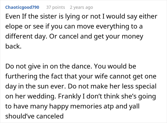Couple Gets Annoyed That SIL With Cancer Is Taking Away From Their Wedding, It’s Way Worse Than That Couple Gets Annoyed That SIL With Cancer Is Taking Away From Their Wedding, It’s Way Worse Than That