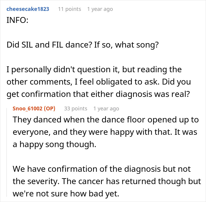 Couple Gets Annoyed That SIL With Cancer Is Taking Away From Their Wedding, It’s Way Worse Than That Couple Gets Annoyed That SIL With Cancer Is Taking Away From Their Wedding, It’s Way Worse Than That