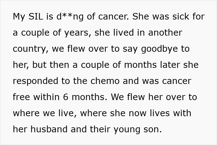 Couple Gets Annoyed That SIL With Cancer Is Taking Away From Their Wedding, It’s Way Worse Than That Couple Gets Annoyed That SIL With Cancer Is Taking Away From Their Wedding, It’s Way Worse Than That