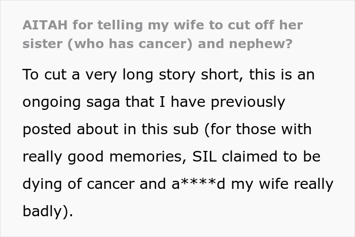 Couple Gets Annoyed That SIL With Cancer Is Taking Away From Their Wedding, It’s Way Worse Than That Couple Gets Annoyed That SIL With Cancer Is Taking Away From Their Wedding, It’s Way Worse Than That