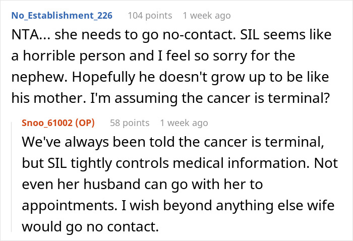 Couple Gets Annoyed That SIL With Cancer Is Taking Away From Their Wedding, It’s Way Worse Than That Couple Gets Annoyed That SIL With Cancer Is Taking Away From Their Wedding, It’s Way Worse Than That