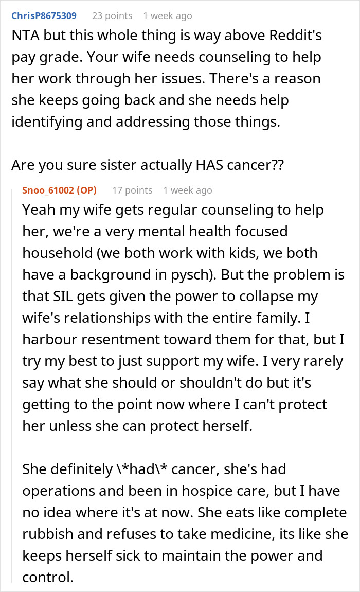 Couple Gets Annoyed That SIL With Cancer Is Taking Away From Their Wedding, It’s Way Worse Than That Couple Gets Annoyed That SIL With Cancer Is Taking Away From Their Wedding, It’s Way Worse Than That