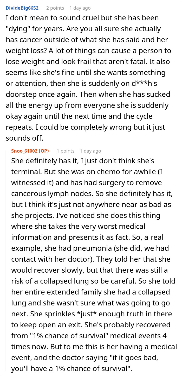 Couple Gets Annoyed That SIL With Cancer Is Taking Away From Their Wedding, It’s Way Worse Than That Couple Gets Annoyed That SIL With Cancer Is Taking Away From Their Wedding, It’s Way Worse Than That