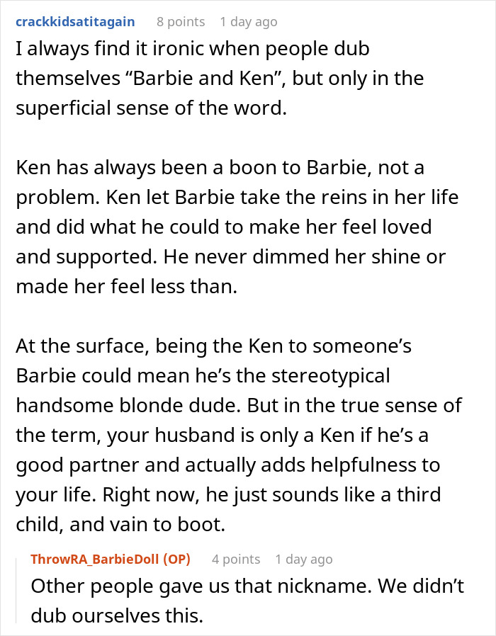 Husband Can’t Believe Wife Isn’t The Same “Barbie” He Married, Throws A Tantrum