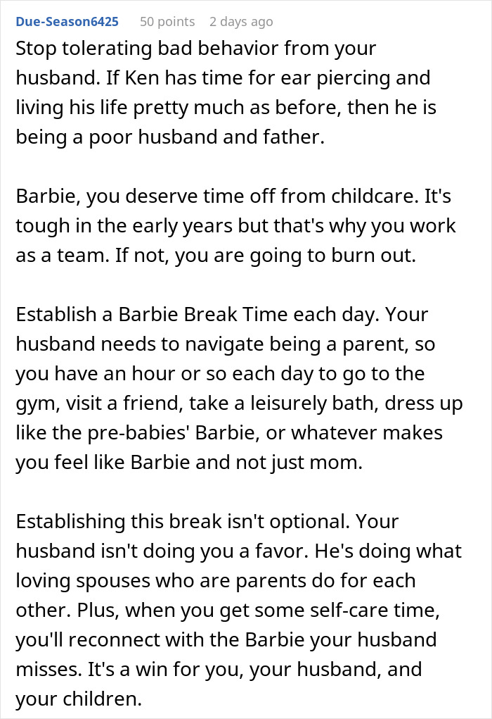 Husband Can’t Believe Wife Isn’t The Same “Barbie” He Married, Throws A Tantrum