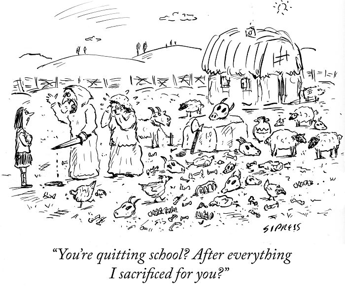 24 Everyday Moments That Become Brilliantly Awkward In David Sipress Cartoons (New Pics) 24 Everyday Moments That Become Brilliantly Awkward In David Sipress Cartoons (New Pics)