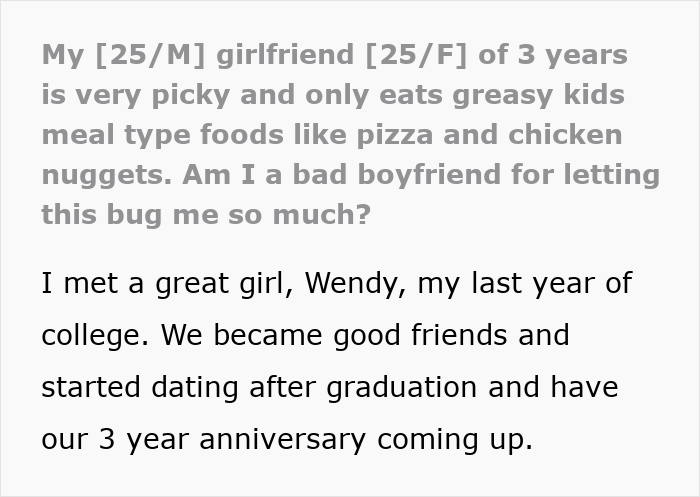 “Here’s A Hint, Goodbye”: BF Breaks Up All Because Perfect Girlfriend Eats Fast Food For Every Meal “Here’s A Hint, Goodbye”: BF Breaks Up All Because Perfect Girlfriend Eats Fast Food For Every Meal