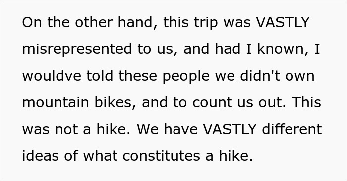 Woman Plans A Casual Hike With Friends, Ends Up Stranded On A Route Better Suited For Bikes And ATVs